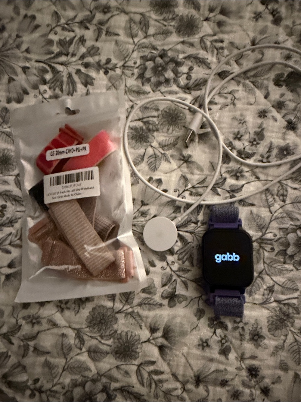 Purple Kids Smartwatch with Magnetic Charger GABB WATCH